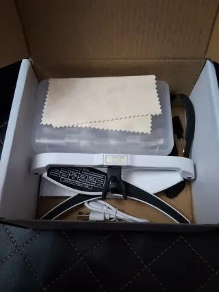 Gafas lupa con luz LED ARTDOT 5 lentes de aumento