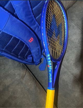 Pack Raqueta y Mochila Wilson Azul