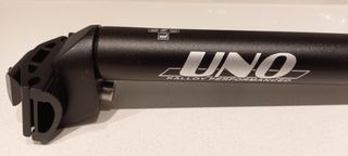 Tija sillín Kalloy UNO 350mm x ø varios negro mate