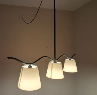 Lámpara colgante de 3 luces.NUEVO PRECIO.
