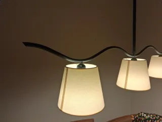 Lámpara colgante de 3 luces.NUEVO PRECIO.