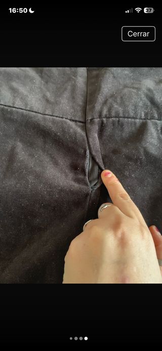 Falda recta elegante negra