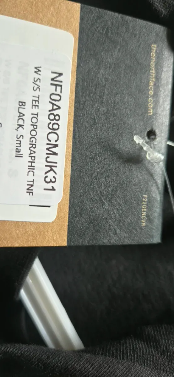 Camiseta The North Face Talla S Negra