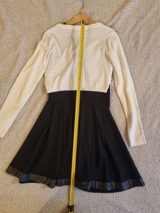 Completo bambina cardigan e abito nero