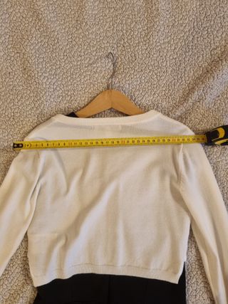 Completo bambina cardigan e abito nero