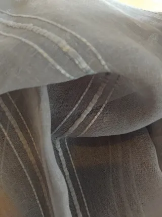 Duo de cortinas gris malva