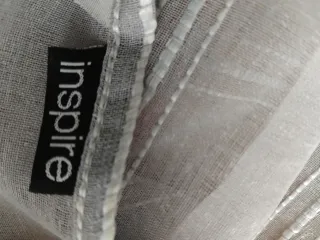 Duo de cortinas gris malva