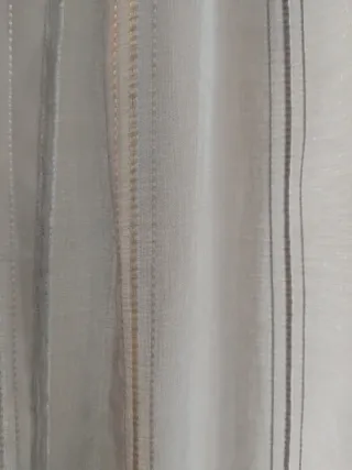 Duo de cortinas gris malva