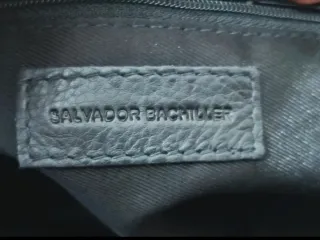 Bolso Negro Serpiente Salvador Bachiller