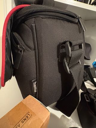 NikonZ30 + adaptador obj + bateria extra + funda