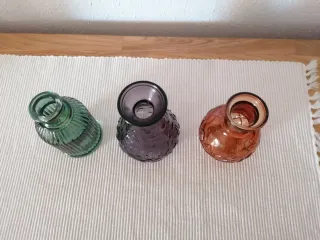 5 Bottiglie Decorative Colorate