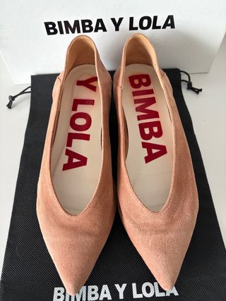Zapatos Bimba y Lola Talla 37 Rosa