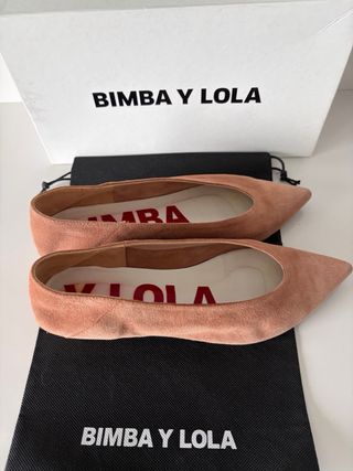 Zapatos Bimba y Lola Talla 37 Rosa