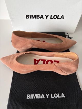 Zapatos Bimba y Lola Talla 37 Rosa