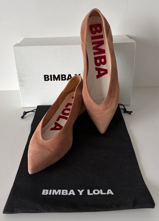 Zapatos Bimba y Lola Talla 37 Rosa