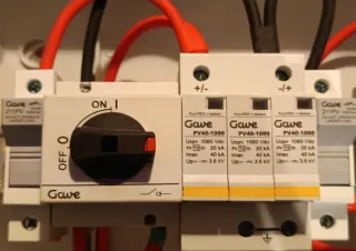 Caja Protección Fotovoltaica Gave Solartec