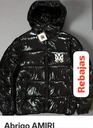 Abrigo AMIRI Negro Brillante