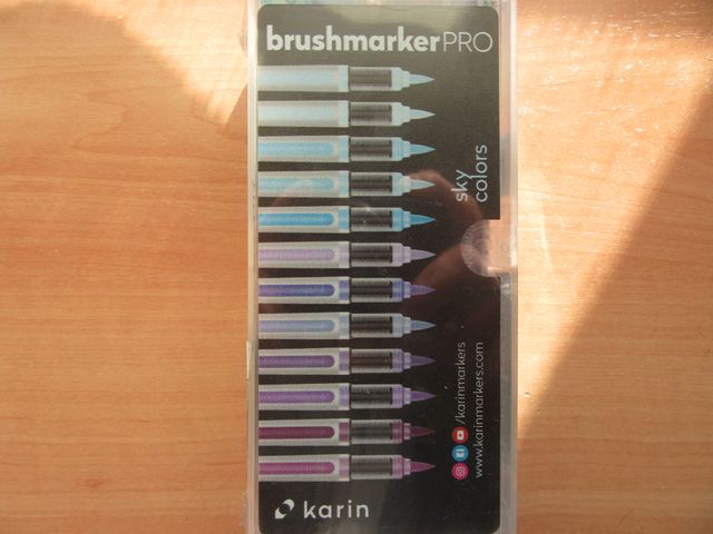 Rotuladores Karin BrushmarkerPRO Sky Colors