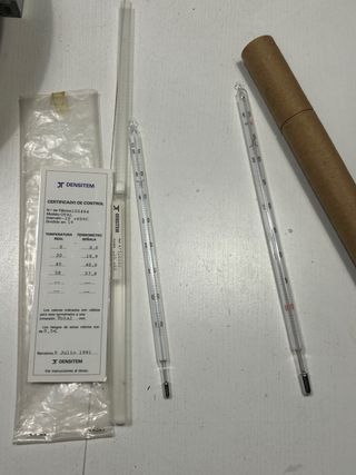2 Termómetros de Laboratorio DENSITEM