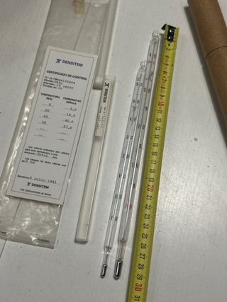 2 Termómetros de Laboratorio DENSITEM
