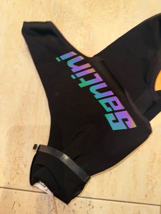Cubrezapatillas Santini Negro Reflectante ( nuevo)