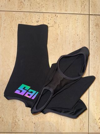Cubrezapatillas Santini Negro Reflectante ( nuevo)