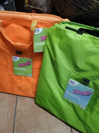 Coppia Stuoie tappetino da spiaggia con cuscino