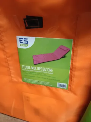 Coppia Stuoie tappetino da spiaggia con cuscino