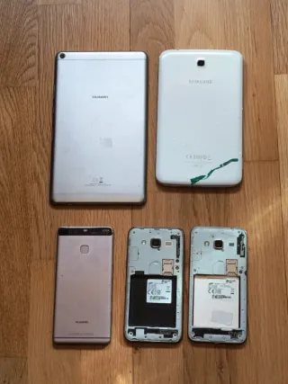 Lote Móviles y Tablets para piezas reparación