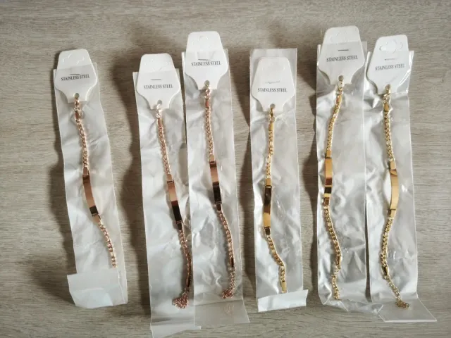 Joyería acero inoxidable para grabar con láser