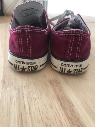 Converse All Star granates suela baja