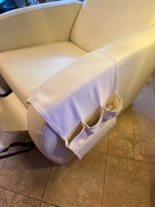 Sillón reclinable blanco