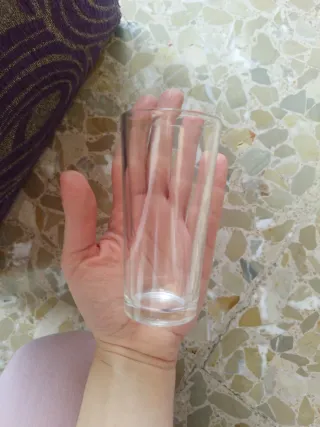 Vasos de vidrio caña