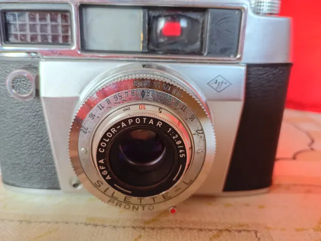 Agfa Silette-L 1956 Objetivo Color-Apotar