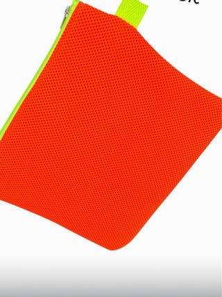 Neceser fluor verano naranja y verde