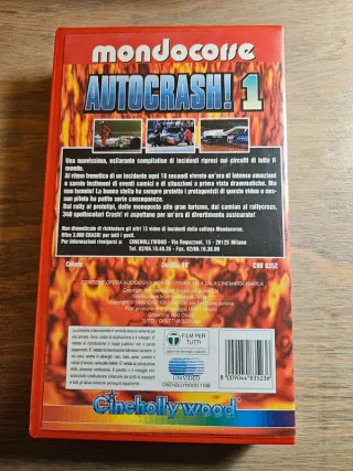 Videocassetta VHS MondoCorse Autocrash! 1