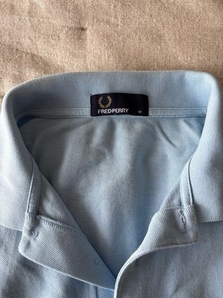 Polo Fred Perry Azul Claro Talla M
