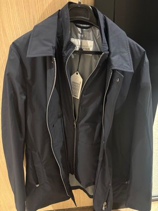 Hackett Gabardina N14 Savile Row Azul