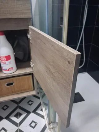 Mueble de baño madera y bambú