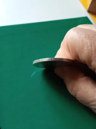 Reproducción 5 pesetas 1871-18-73 Amadeo de plata