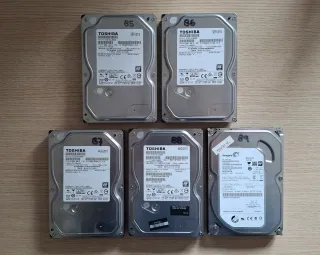 Lote 5 Discos Duros 500GB