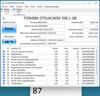 Lote 5 Discos Duros 500GB