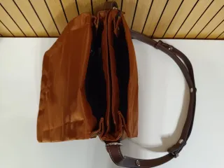 Bolso bandolera Parfois camel, nylon