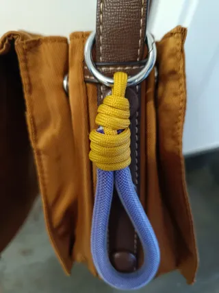 Bolso bandolera Parfois camel, nylon