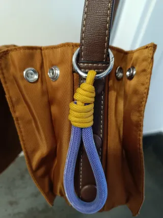 Bolso bandolera Parfois camel, nylon