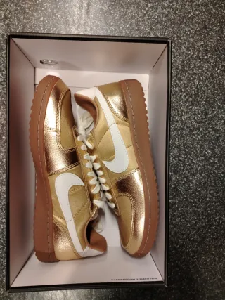 Scarpe Nike Field General Donna Oro Bianco