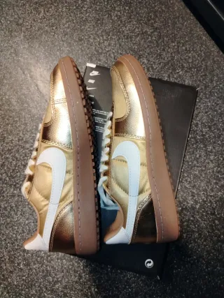 Scarpe Nike Field General Donna Oro Bianco