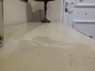 Mesa auxiliar con cajones