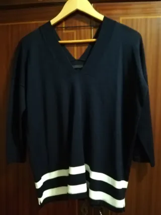 Jersey de punto mujer rayas Sfera
