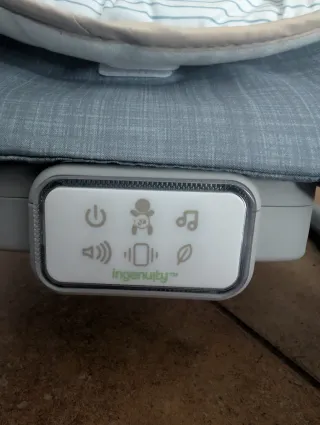 Hamaca Bebé Ingenuity Happy Belly Azul